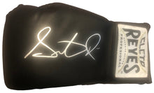 Gervonta "TANK" Davis autographed all BLK Reyes Rare autographed boxing glove