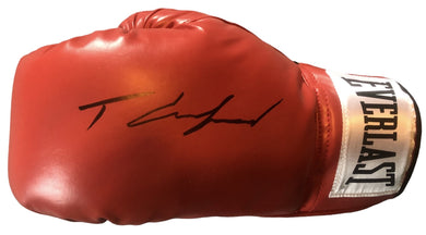 Terence Crawford Autographed Red Everlast Boxing Glove