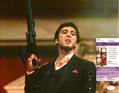Tony Montana Al Pacino, Autographed 11x14 photo JSA