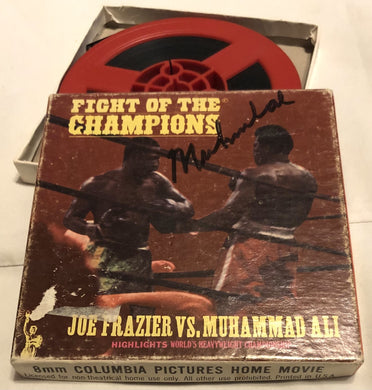 Ali Autographed Super Rare 8mm Film Album Cover hand signed