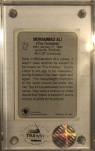 Muhammad Ali Autographed Signed Rare Boxing Card Certified.