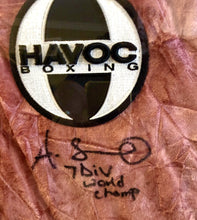 Amanda Serrano Hand Signed Autographed Rare framed fight worn HAVOC Outfit JSA