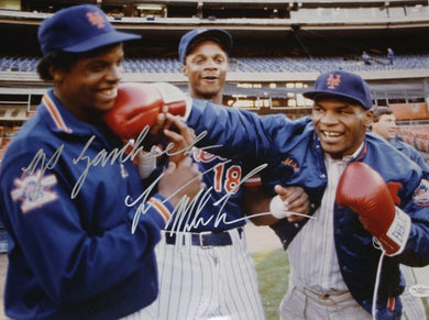 MIKE TYSON SIGNED 16X20 PHOTO JSA AUTHENTICATED COA 