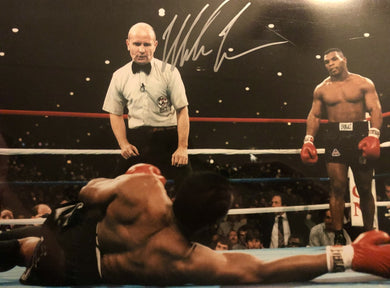 Mike Tyson authentic autographed signed 16x20 action photo COA