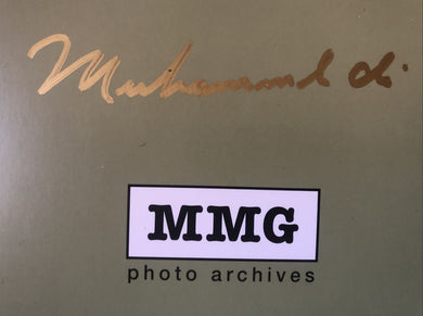 Muhammad Ali Autographed signed Rare Vintage collectors Signed Folder cover.