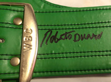 Roberto Duran Hands of Stone Autographed WBC Custom Championship Full Size Belt Photo proof