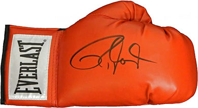 Roy Jones Jr. Everlast signed Autographed Red Boxing Glove Certified Photo proof.