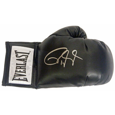 Roy Jones Jr. Everlast signed Autographed Red Boxing Glove Certified Photo proof.