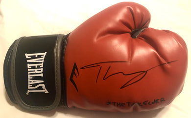 Teofimo Lopez autographed signed everlast Rare boxing glove certified