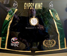 Tyson Fury Autographed Signed Framed Boxing Trunks Rare.