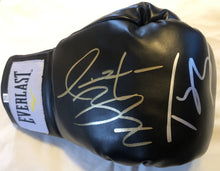 Tyson Fury vs Wilder Signed Black Everlast Boxing Glove Boxing Autograph Memorabilia