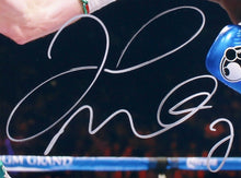 Floyd Mayweather Jr. vs Canelo Signed 16x20 Photo (Beckett COA)