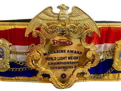 Floyd Mayweather Jr. Beautiful Ring Magazine Championship Boxing Belt