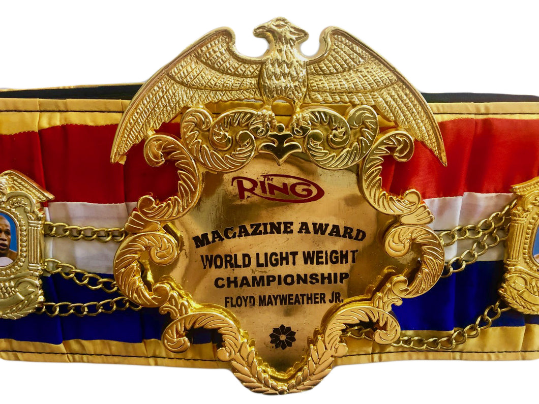 Floyd Mayweather Jr. Beautiful Ring Magazine Championship Boxing Belt