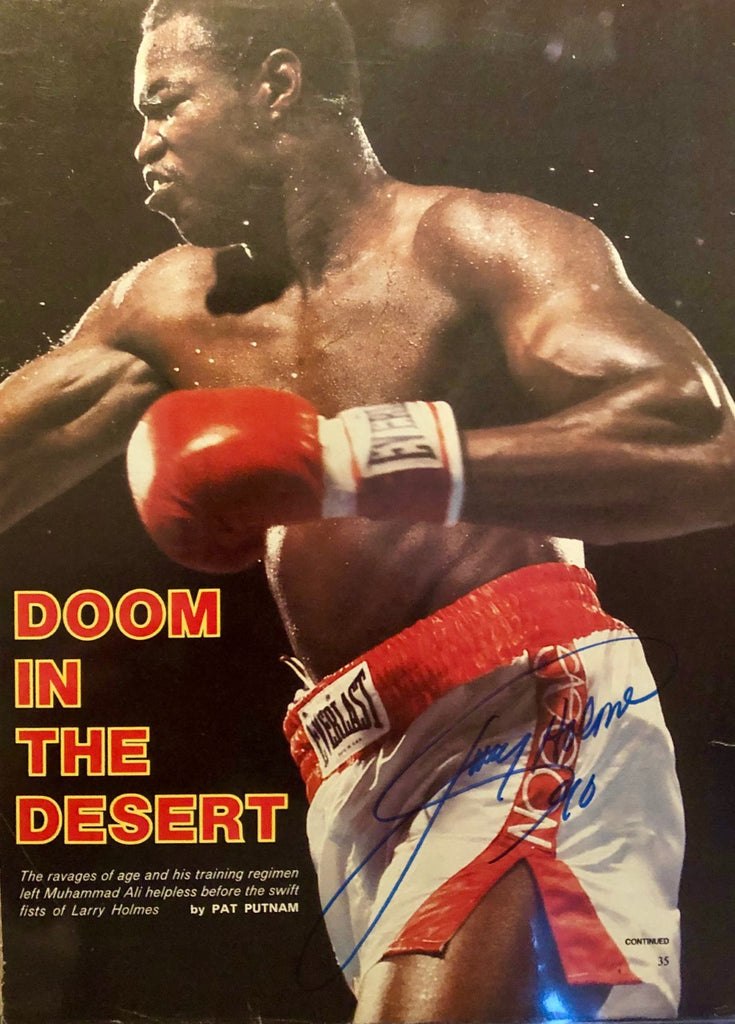 Larry Holmes signed Autographed 8x10 Boxing Photo – iconsofboxing.com