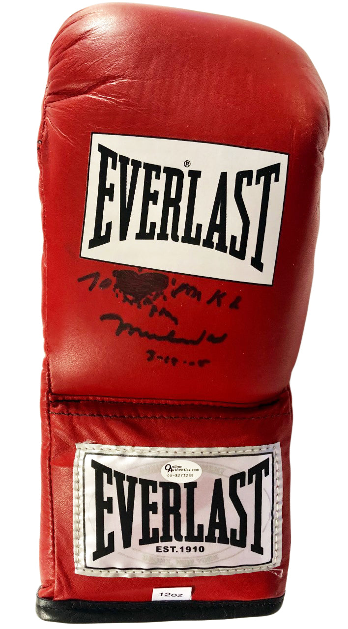 Muhammad Ali Autographed Everlast Boxing Glove with OA certification