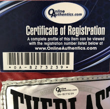 Muhammad Ali Autographed Everlast Boxing Glove with OA certification