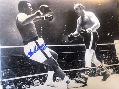 Chuck Wepner vs Muhammad Ali Autographed signed 8x10 boxing photo