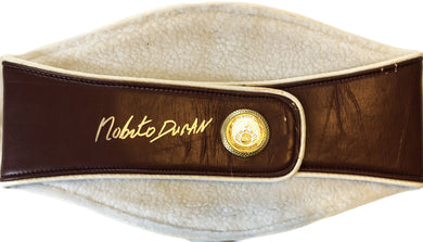 Roberto Duran Hands of Stone Autographed WBO Championship Full Size Belt