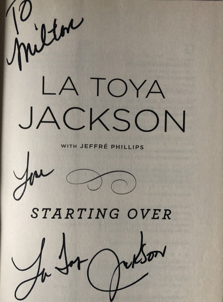 La Toya Jackson Hand Signed 
