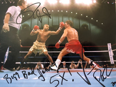 Roy Jones & Vinny Paz Dual Signed Autographed 8x10 Hand Signed Photo COA