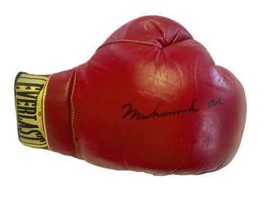 Muhammad Ali Autographed Everlast Old Vintage Boxing Gloves, Perfect Condition!