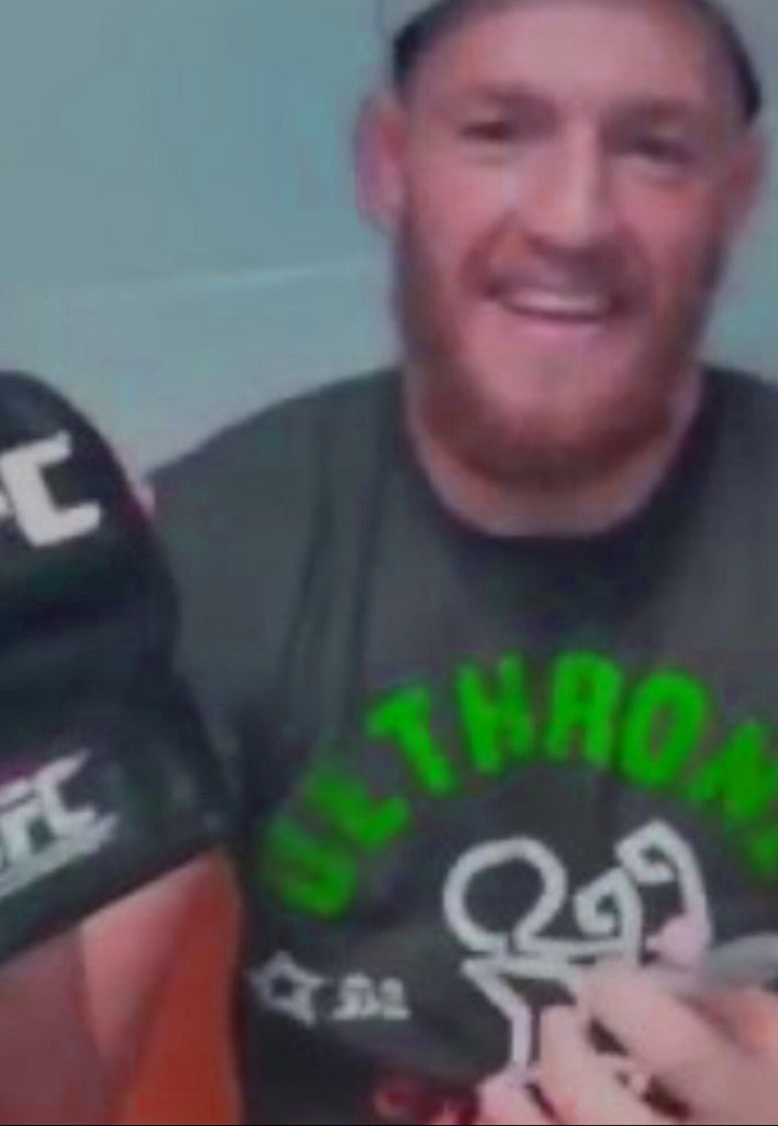 Gant De Boxe Noir UFC Signé Par Conor McGregor – Avec Authentification