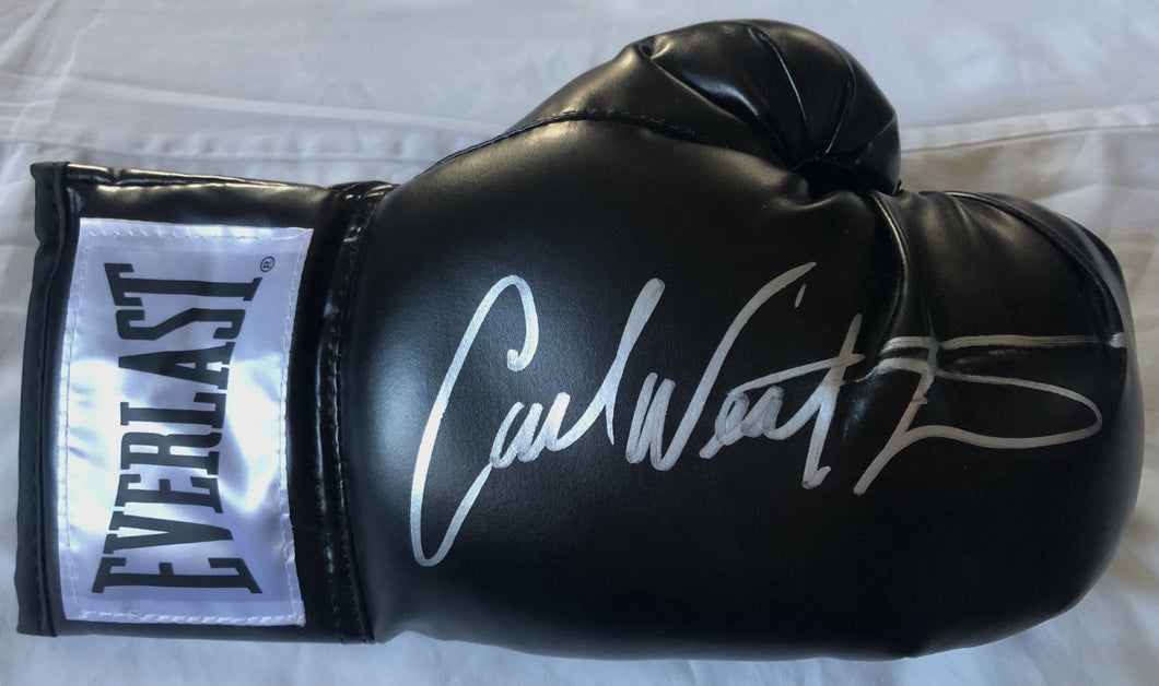 Carl Weathers Autographed everlast Black Boxing Glove