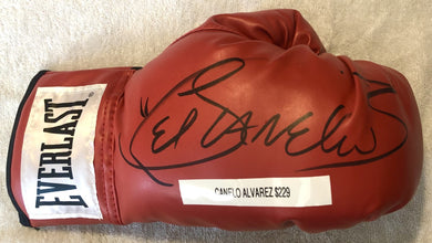 'Saul' Canelo Alvarez Autographed Signed Everlast Boxing Glove