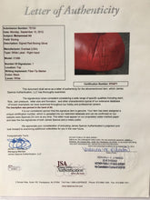 Muhammad Ali Autographed Vintage Boxing Glove with added Inscription and Dated with Full Letter JSA