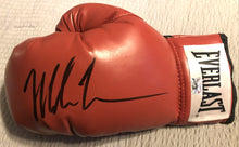 Mike Tyson Autographed Everlast Boxing Glove in Black Signature Tyson Cert