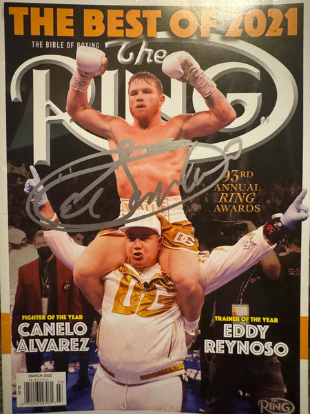 Authentic JSA Canelo Alvarez glove sold at icons of Boxing