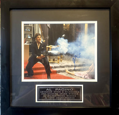 Al Pacino framed signed autographed Rare Scarface movie memorabilia COA