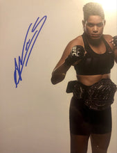 UFC Champ Amanda Nunes Autograph 8X10 color Photo JSA Certified