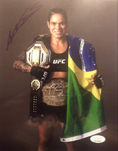 UFC Champ Amanda Nunes Autograph 8X10 color Photo JSA Certified