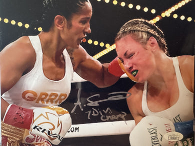 Amanda Serrano signed autographed 8x10 Rare boxing photo of the legend.