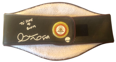 Andre Ward signed autographed Championship WBA Boxing Belt inscribed SOG COA.