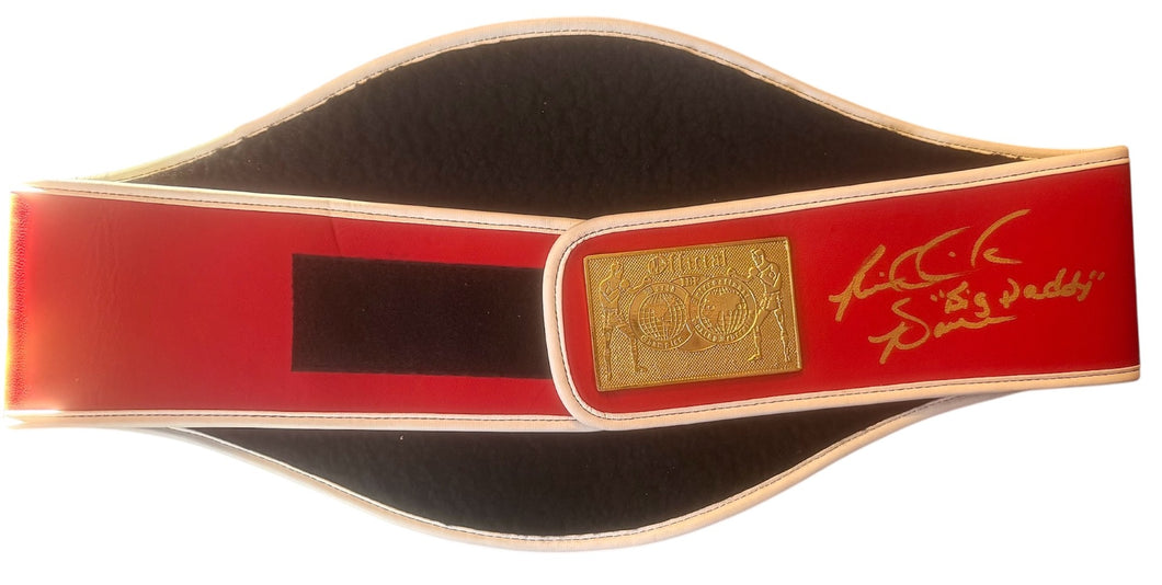 Big Daddy Riddick Bowe signed autographed Championship IBF Boxing Belt COA.