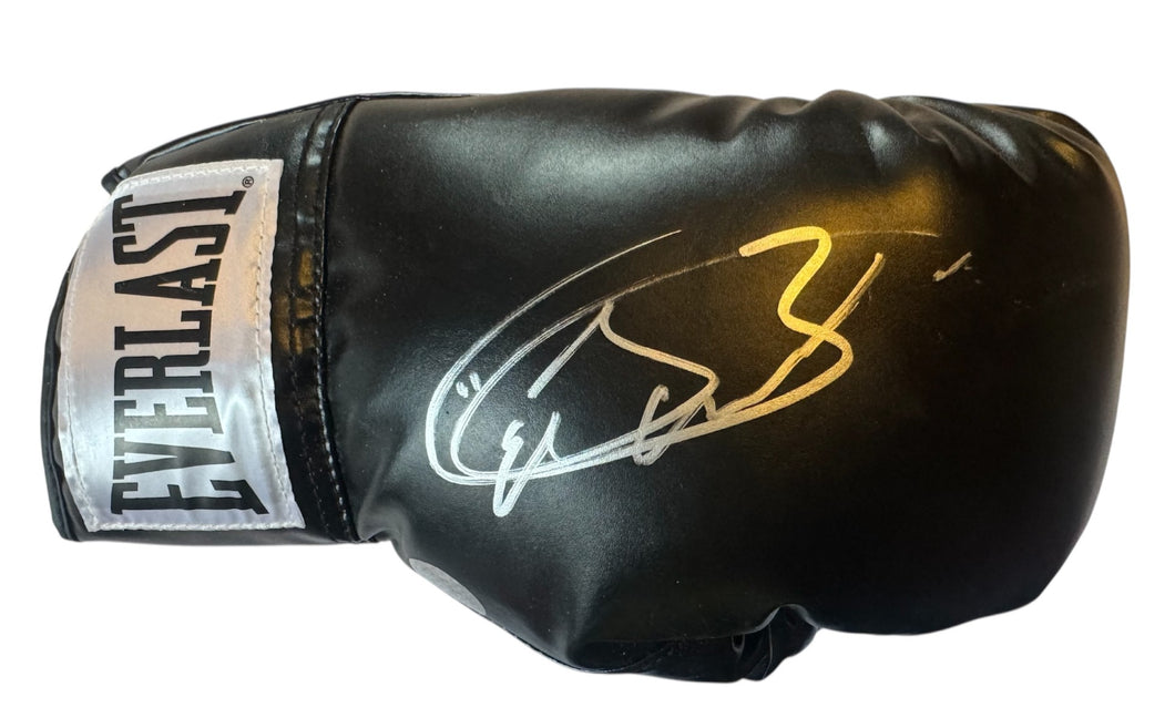 Canelo Alvarez signed authentic autographed blk everlast boxing glove COA
