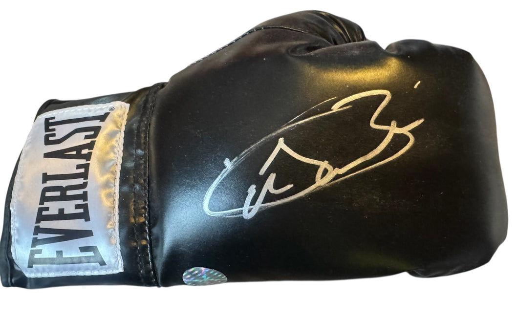 Canelo Alvarez Signed Authentic Autographed blk everlast boxing glove COA