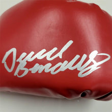David Benavidez autographed silver signed boxing Glove Beckett