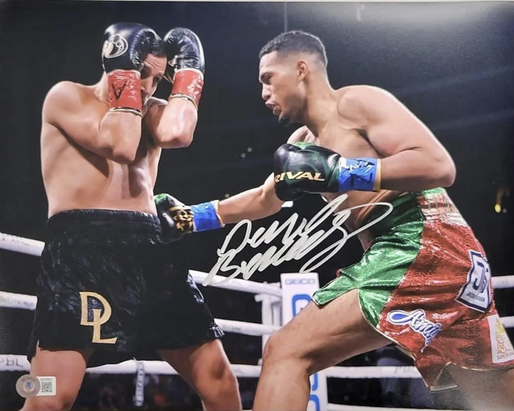 David Benavidez autographed signed boxing 11x14 Photo Beckett