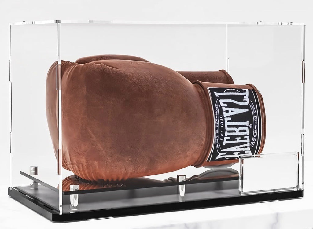 Boxing Glove Display Case Gift Boxing for Home Living Room, secure and ...