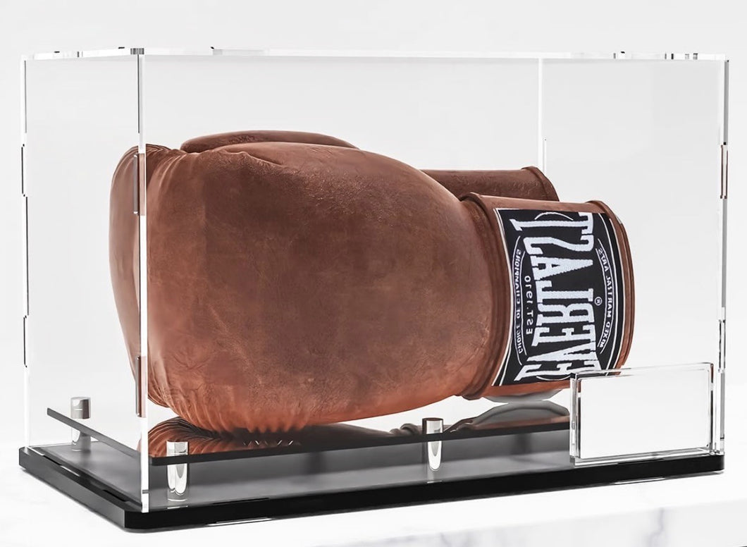 Boxing Glove Display Case Gift Boxing for Home Living Room, secure and display your Gloves.