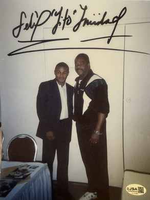 Felix Tito Trinidad signed autographed rare boxing photo of the great legendary fighter COA.