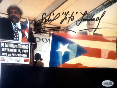 Felix Tito Trinidad signed autographed rare boxing photo of the great legendary fighter COA.