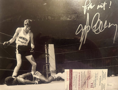 Gerry Cooney signed autographed 11x14 photo KnockOut inscription boxing JSA photo