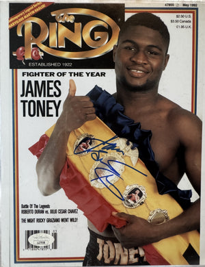 James Toney signed autographed 8x10 Rare boxing photo of the 