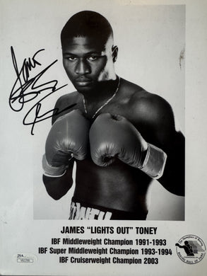 James Toney signed autographed 8x10 Rare boxing photo of the 