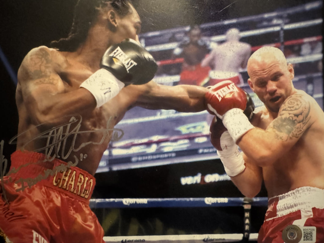 Jermell Charlo signed autographed Super Rare 